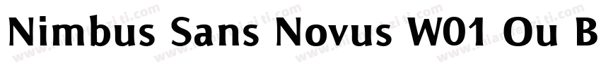 Nimbus Sans Novus W01 Ou Blk字体转换